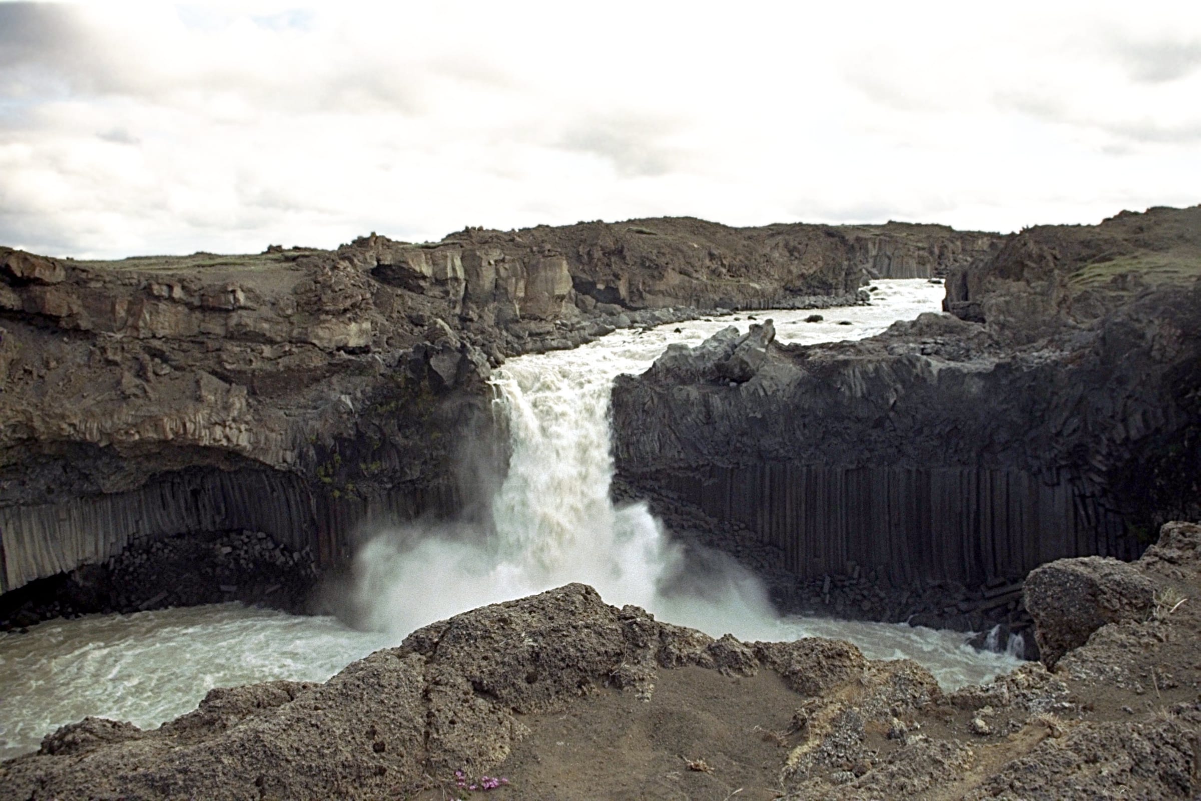 Aldeyjarfoss Waterfall in North Iceland