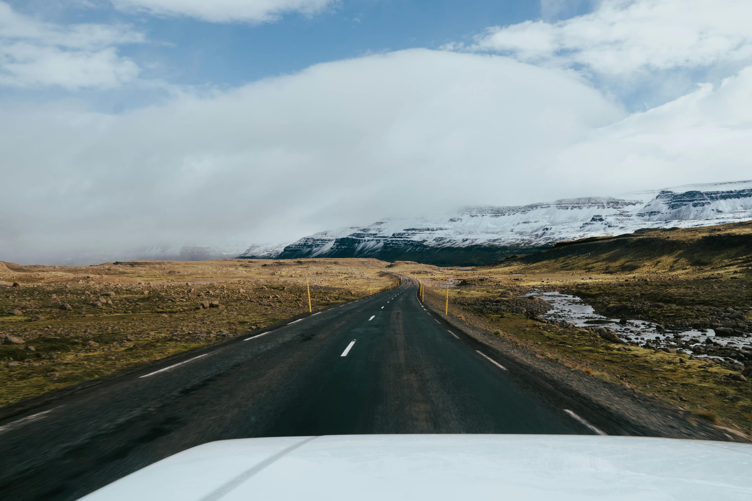 Scenic Iceland landscape for Driving in Iceland for First-Timers: Ring Road, Gravel, F-Roads, and Weather