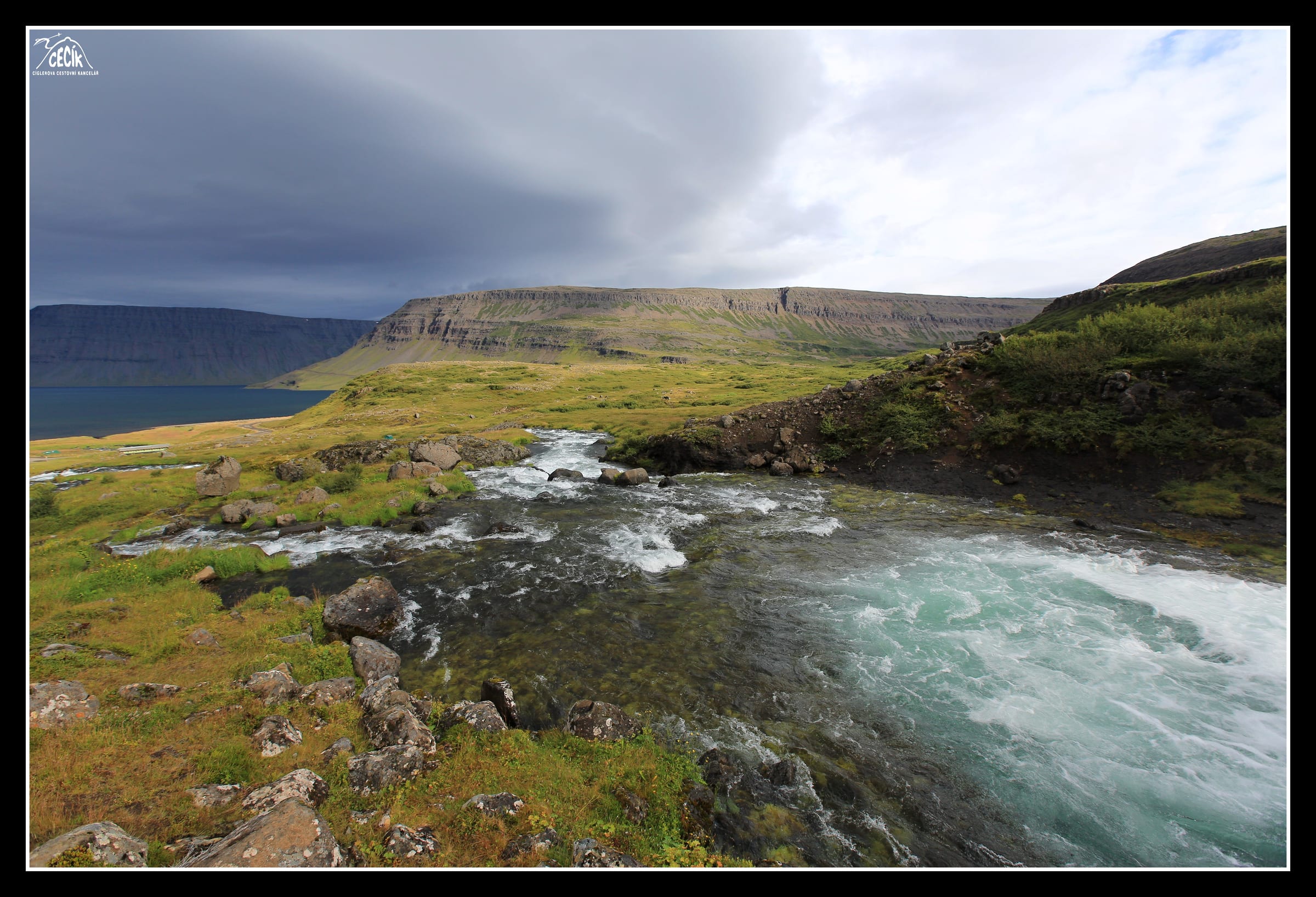Dynjandi Waterfall in Westfjords