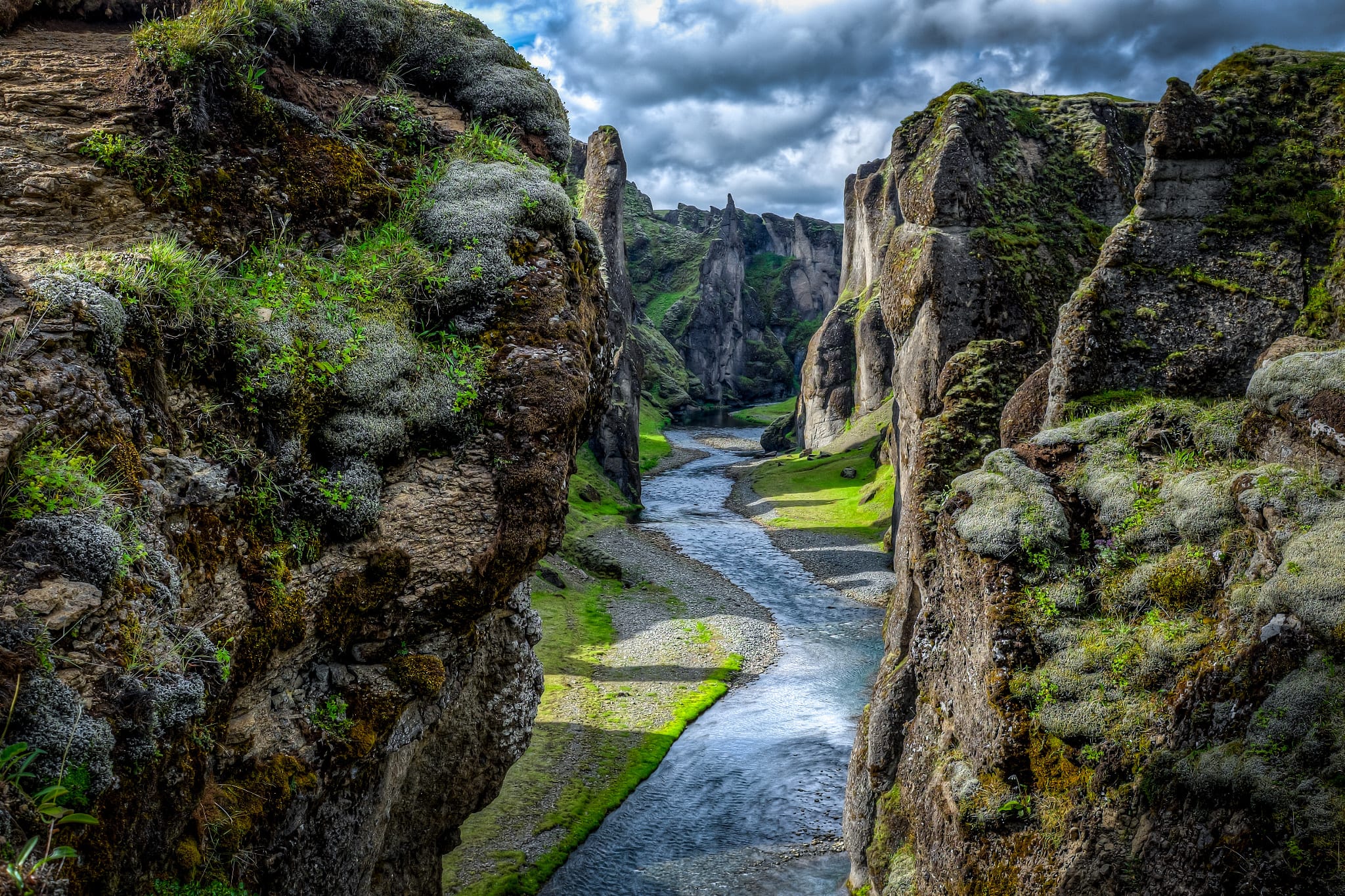 500px provided description: A canyon near Kirkjub?jarklaustur, Southern Iceland. [#Kirkjub?jarklaustur ,#Landscape ,#Iceland ,#Fja?r?rglj?fur]