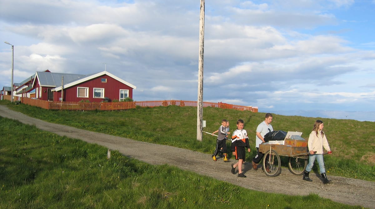 Flatey Island Village in West Iceland (Snæfellsnes)