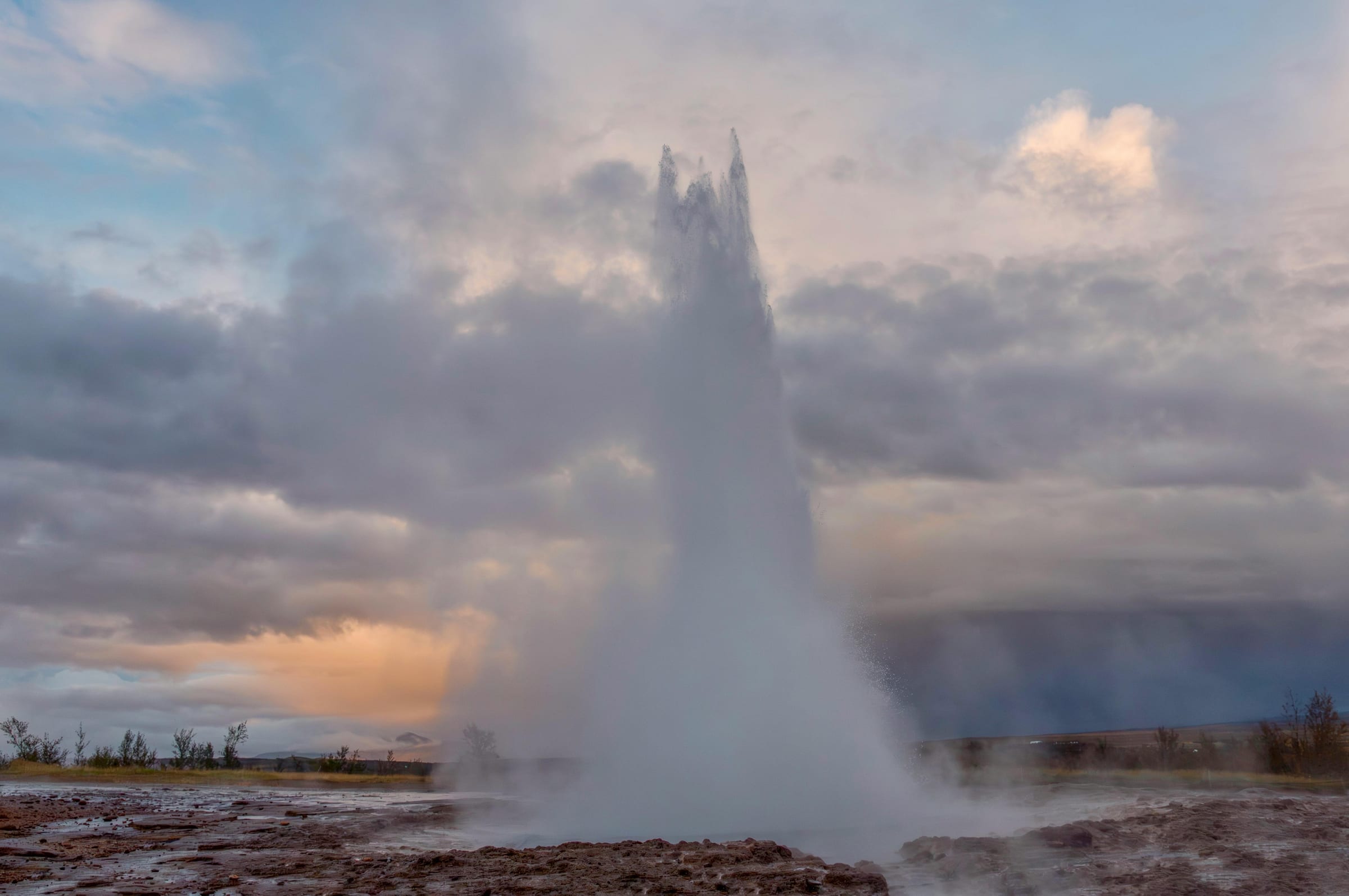 Geysir Geothermal Area & Strokkur Geyser in South Iceland