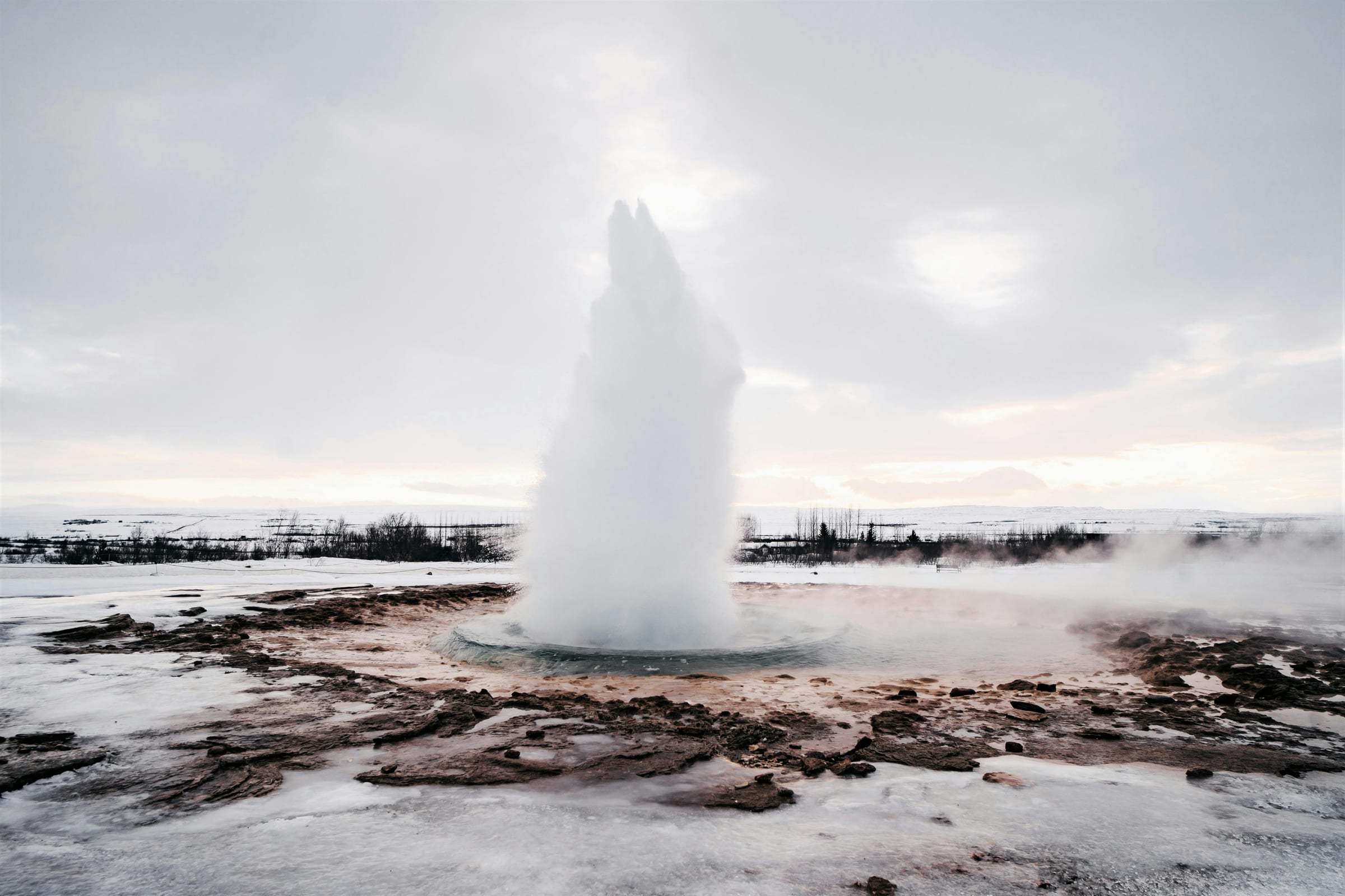 Geysir Geothermal Area & Strokkur Geyser in South Iceland