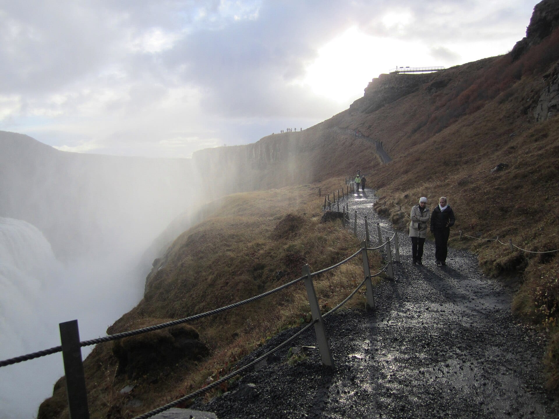Gullfoss Waterfall in South Iceland