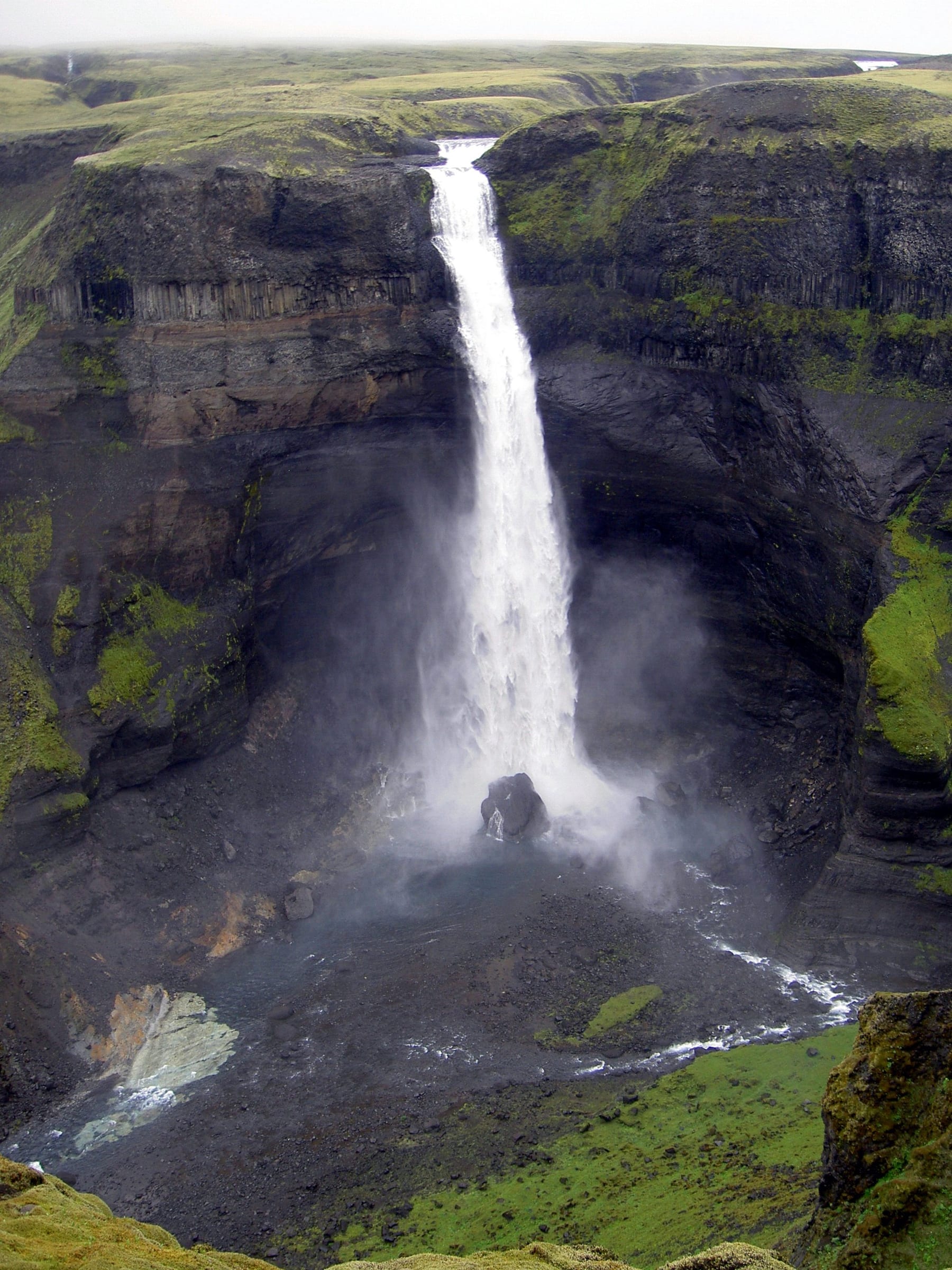 Háifoss & Granni Waterfall Canyon in South Iceland